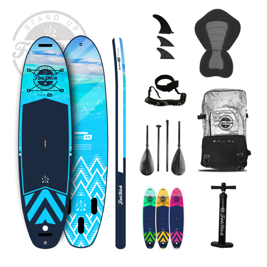 FatStick Pure Art 10'6 Blue Lagoon ISUP Package