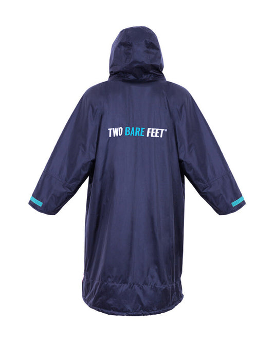 Two Bare Feet Weatherproof Changing Robe (Navy/Blue) with Changing Mat