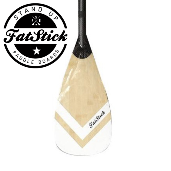 FATSTICK CARBON PADDLE SUP WITH BAMBOO BLADE