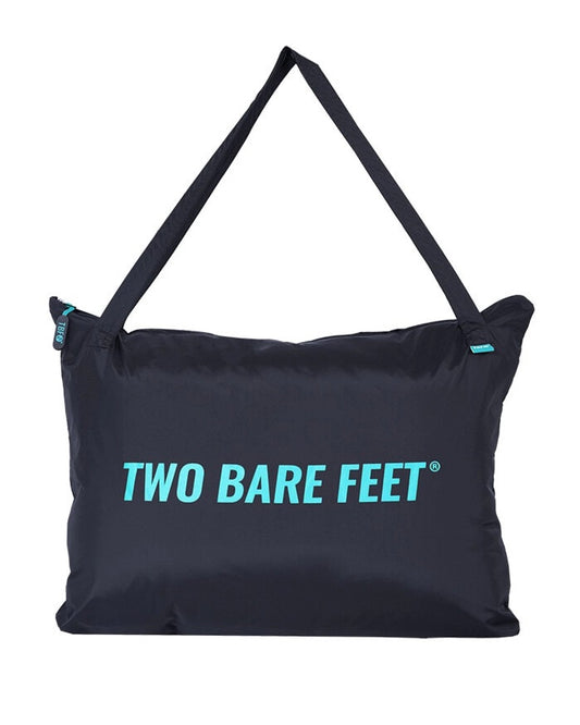 Two Bare Feet Weatherproof Tote Bag (Black/Teal)