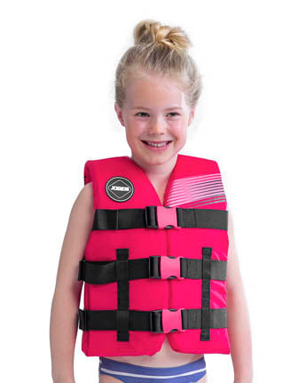 Jobe Nylon Life Vest Kids - Hot Pink