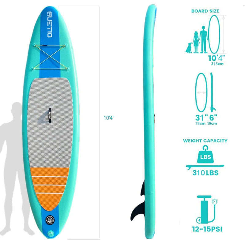 Guetio Sports 10'4 Beginners ISUP Package