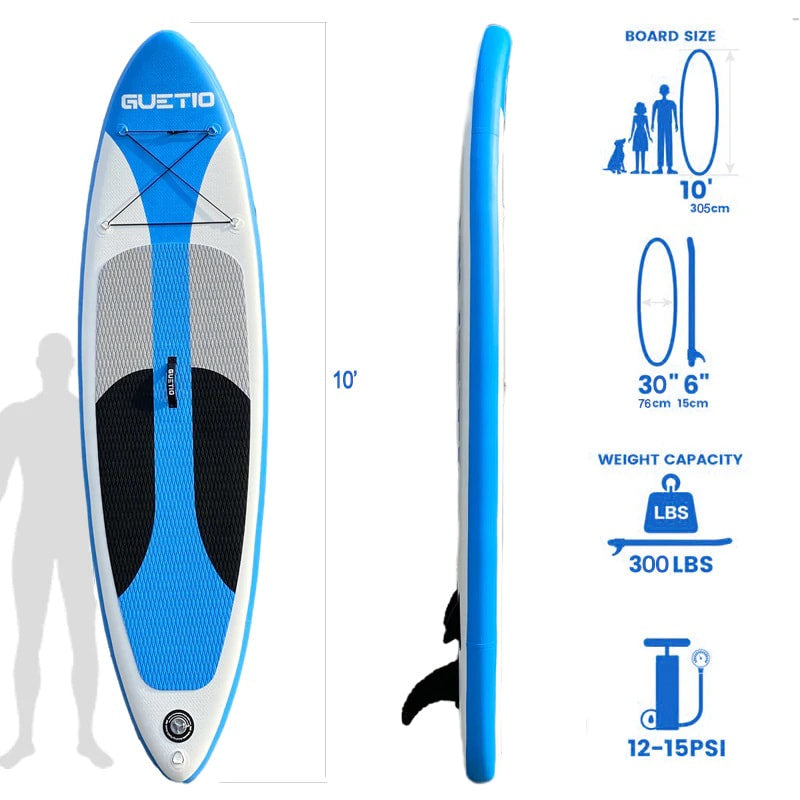 Guetio Sport 10ft Entry Level Youth ISUP Package